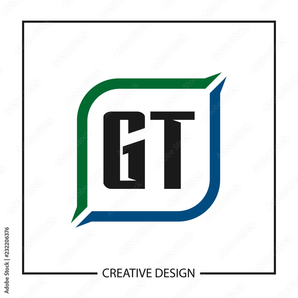 Initial Letter GT Logo Template Design Vector Illustration Initial Letter GT Logo Template Design Vector Illustration