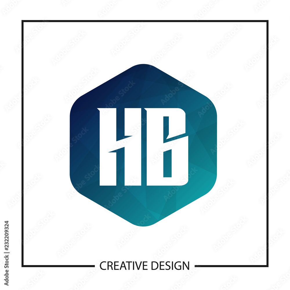 Initial Letter HB Logo Template Design Vector Illustration Initial Letter HB Logo Template Design Vector Illustration