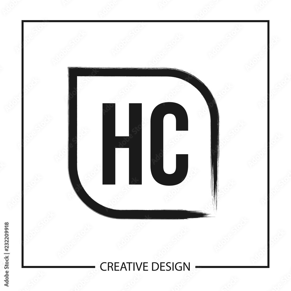 Initial Letter HC Logo Template Design Vector Illustration Initial Letter HC Logo Template Design Vector Illustration