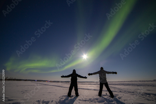 Northern lights in Yellowknife photo