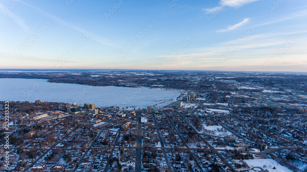 Fototapeta premium City in the Snow