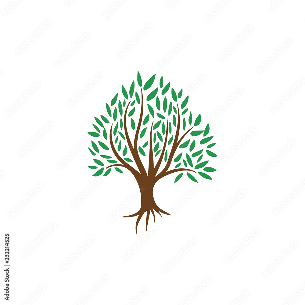 Original Tree Logo Design Template