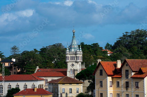 Tower of Sintra Town Hall baroque building (Sintra Municipality)