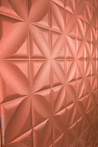 Copper colored leather texture or background