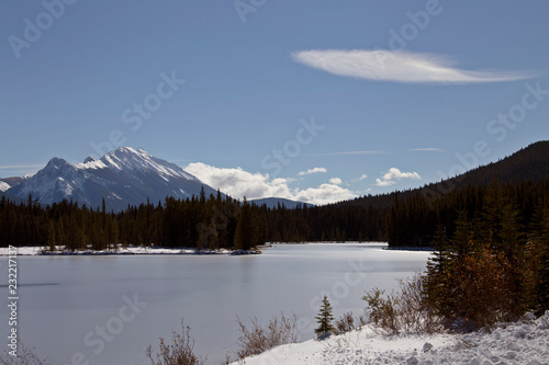 Rocky Mountains Winter Fall © pictureguy32