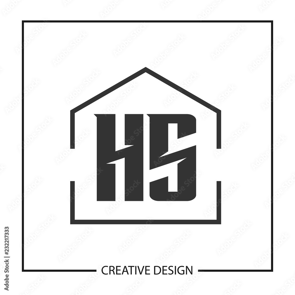 Initial Letter HS Logo template Design Vector Illustration Initial Letter HS Logo template Design Vector Illustration