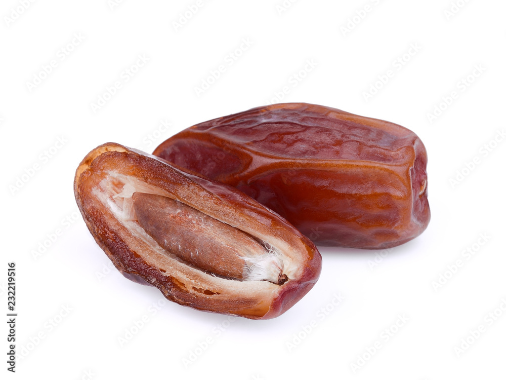 dried date fruits isolated on white background dried date fruits isolated on white background