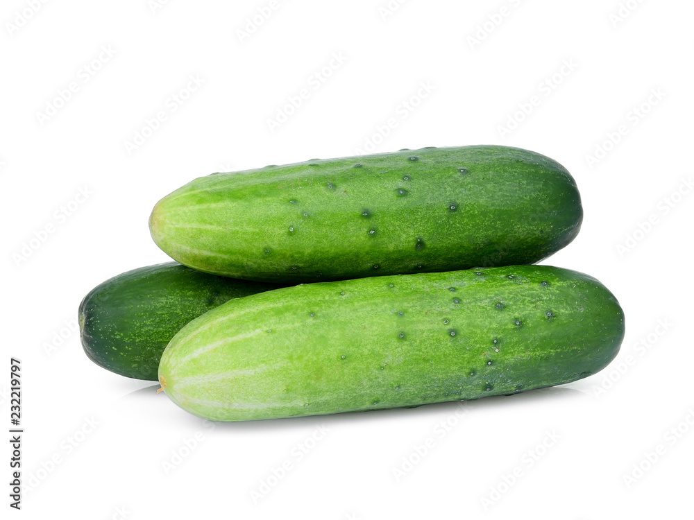 pile of cucumber isolated on white background pile of cucumber isolated on white background