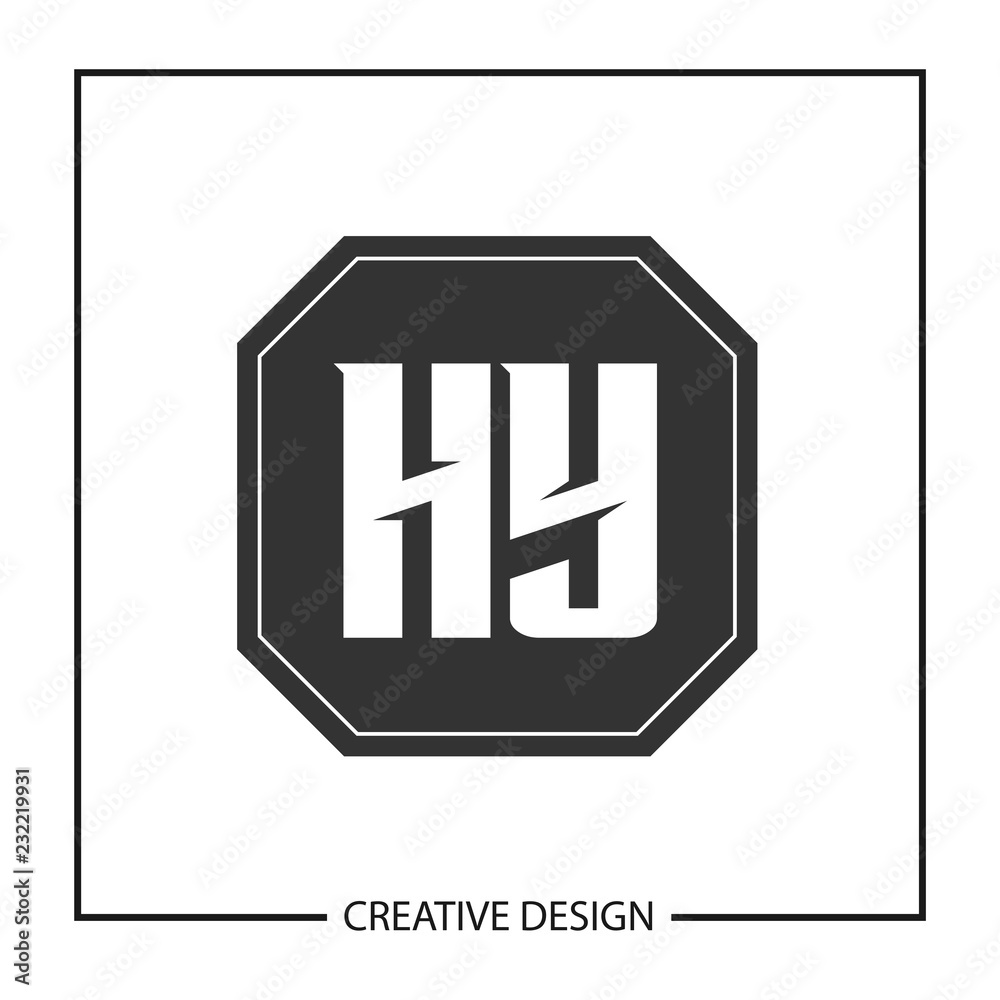 Initial Letter HY Logo template Design Vector Illustration Initial Letter HY Logo template Design Vector Illustration