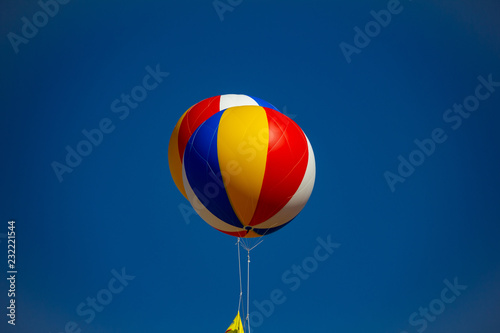 Large balloon for festival advertisement