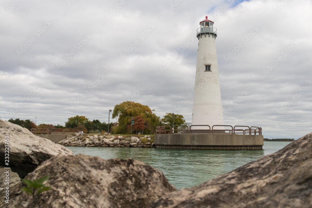 Milliken State Park Lighthouse, Detroit Michigan