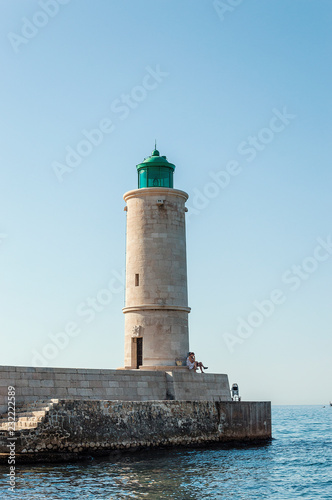 Panoramic view of Cassis, its port and Castle