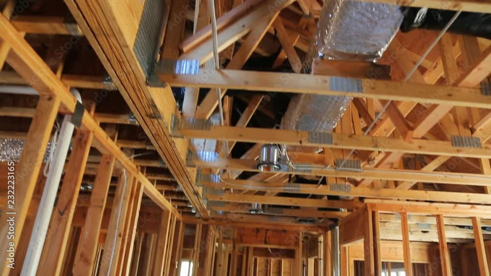 The roof of the independent heating system pipe house heating system pipes, valves close up installation of heating system The roof of the independent heating system pipe house heating system pipes, valves close up installation of heating system