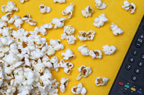 Popcorn and remote control