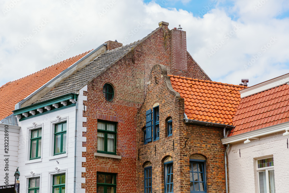 old buildings in Roermond, Netherlands