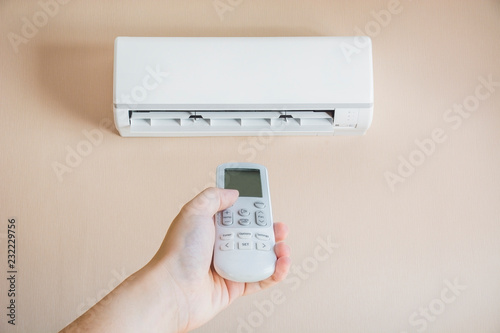 Hand controlling a remote control