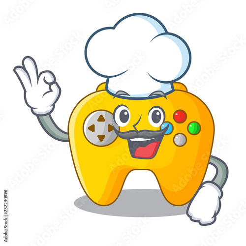 Chef Video game controller shaped on charcter