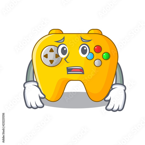 Afraid Video game controller shaped on charcter