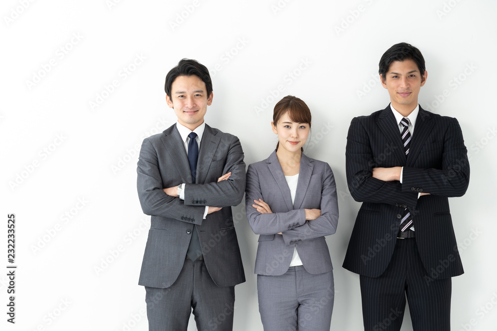 portrait of asian businessgroup on white background portrait of asian businessgroup on white background