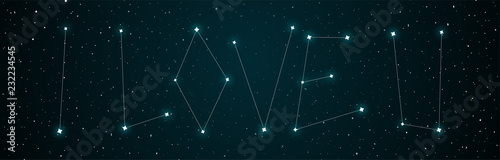 I love you constelation