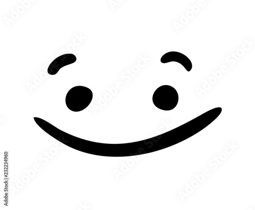 smiling face illustration