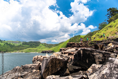 beautiful cliff landscape at Batan, Philippines