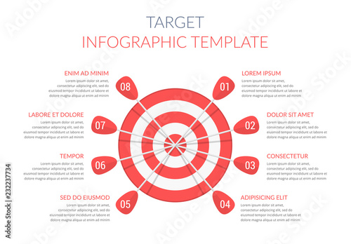 Target with Eight Arrows