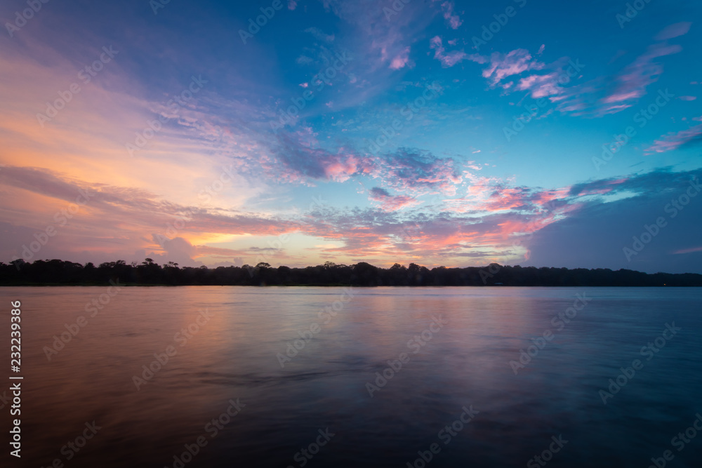 Obraz premium Tortuguero Sunset