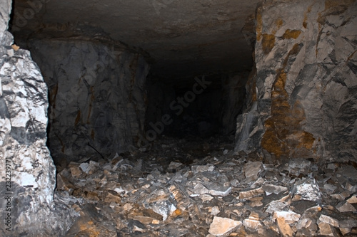 An abandoned quarry in the Samara region, Russia