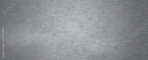 Brushed steel plate background texture horizontal 