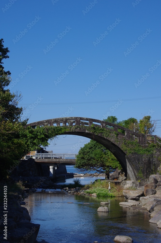 金浜眼鏡橋　金濱眼鏡橋　石橋　長崎県雲仙市