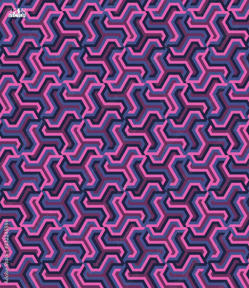 Abstract background with geometric seamless pattern. Eps10 Vector illustration