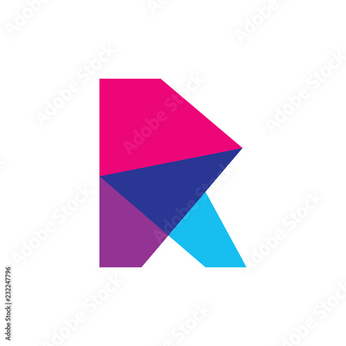 Free Download Letter R logo  - GFXLoad