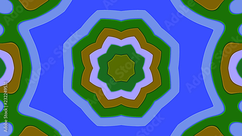 Seamless pattern background of multicolored lines with scribbler.