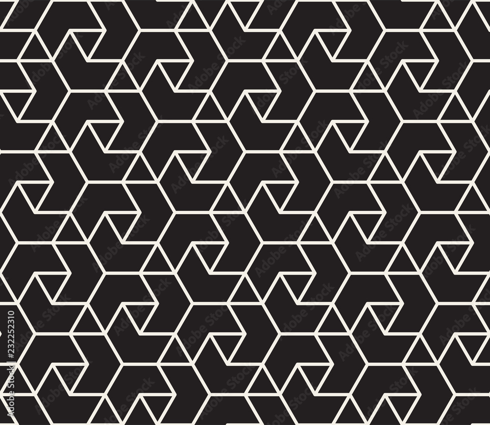 Vector seamless pattern. Modern stylish abstract texture. Repeating geometric tiles Vector seamless pattern. Modern stylish abstract texture. Repeating geometric tiles