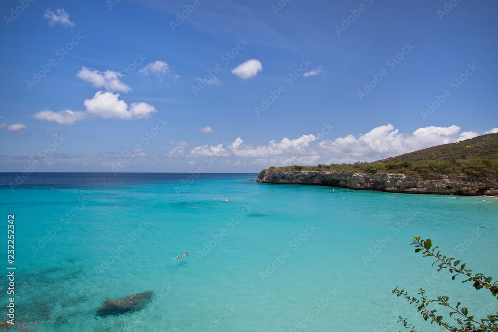 Grote Knip beach (Playa Kenepa Grandi), Curacao, Netherlands Antilles - paradise beach on tropical caribbean island