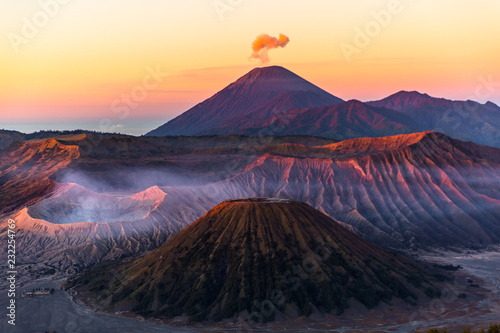 Mount Bromo, is an active volcano and part of the Tengger Semeru National Park, in East Java, Indonesia.