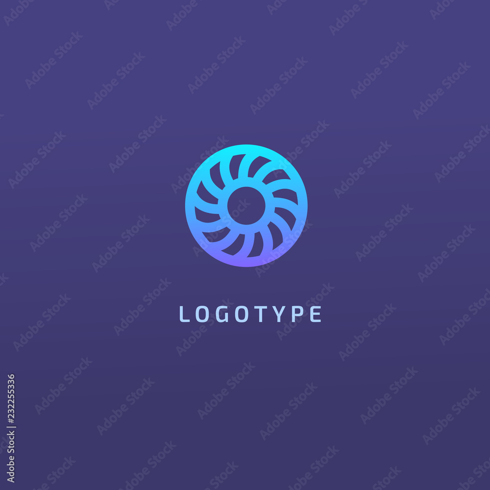Emblem media, digital, marketing, seo, internet, web, app abstract sign. Vector abstract geometric logo design. Modern minimalistic dynamic., motion logotype template. Premium, logo trend design