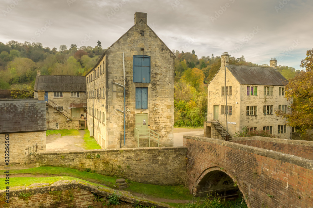 Old Stone Mill by the Canal - Brimscombe, UK Old Stone Mill by the Canal - Brimscombe, UK