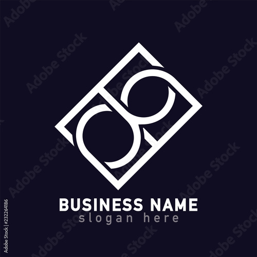 BB Initial letter logo vector template