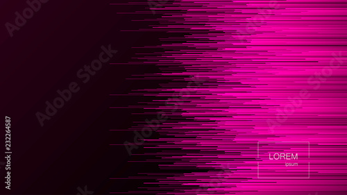 Dynamic Flow Bright Lines Abstract Background. Landing Page. Digital Glitch Effect