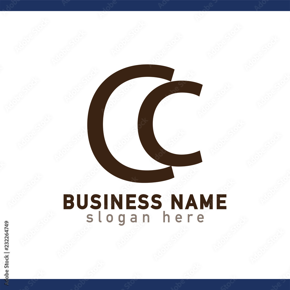 cc initial letter logo icon vector template cc initial letter logo icon vector template