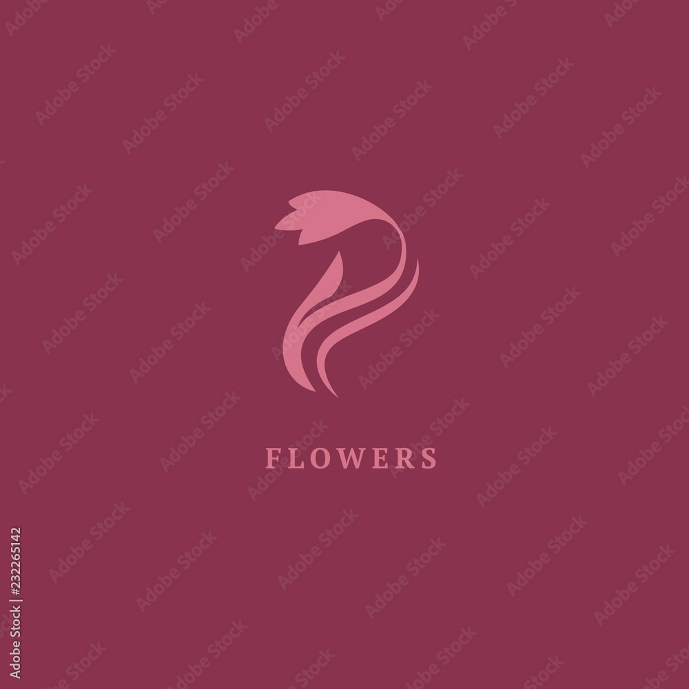 Vector luxury flower logo design. Ornate floral wedding sign. Modern simple premium design vector element. Emblem luxury beauty spa saloon, cosmetics, jewelry, flower shop, restaurant, garden. Vector luxury flower logo design. Ornate floral wedding sign. Modern simple premium design vector element. Emblem luxury beauty spa saloon, cosmetics, jewelry, flower shop, restaurant, garden.