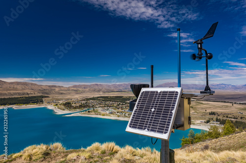 University of Canterbury Mount John Observatory at  Tekapo lake, New Zealand photo