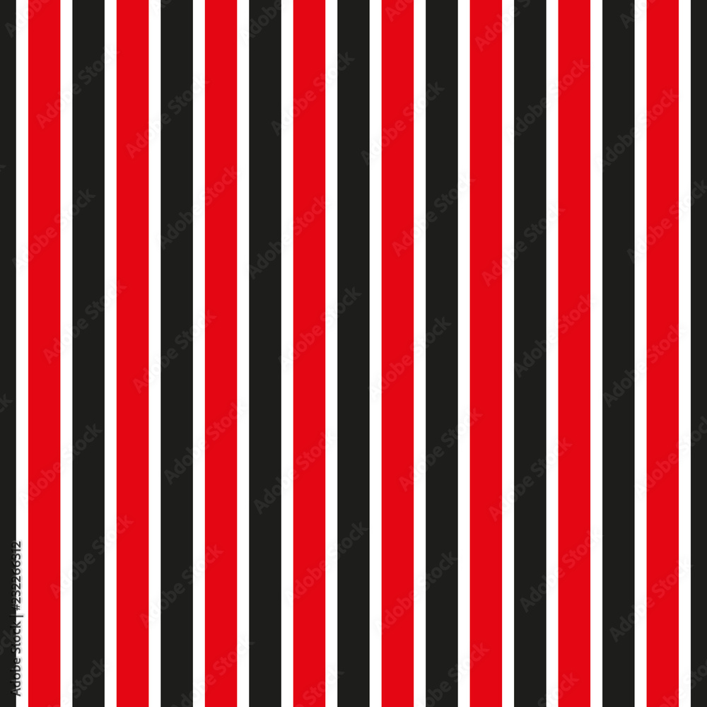 Seamless stripe pattern. Red and black striped background. Stock