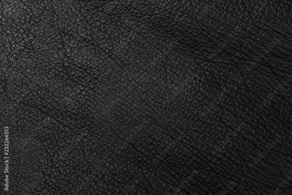 Black leather texture - obrazy, fototapety, plakaty 