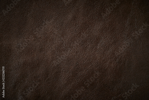 Brown leather texture photo