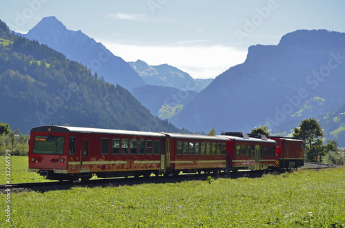 Eisenbahnzug der Zillertalbahn, Zell im Zillertal photo