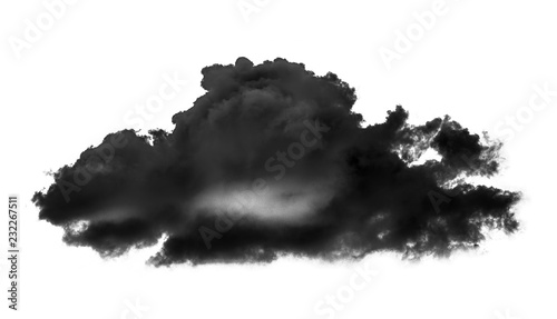 black clouds on white background