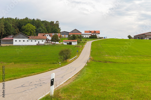 Way to a German village, Bavaria.